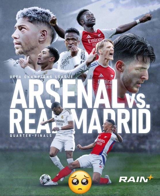 DeepSeek预测欧冠阿森纳vs皇马：枪手2-1小胜，或1-1战平皇马